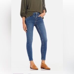 FREE PEOPLE 31 Riley Seamed Skinny Jeans